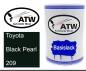 Preview: Toyota, Black Pearl, 209: 500ml Lackdose, von ATW Autoteile West.